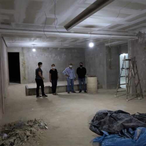 Obra do Centro de Inovação Aces está em fase de acabamento