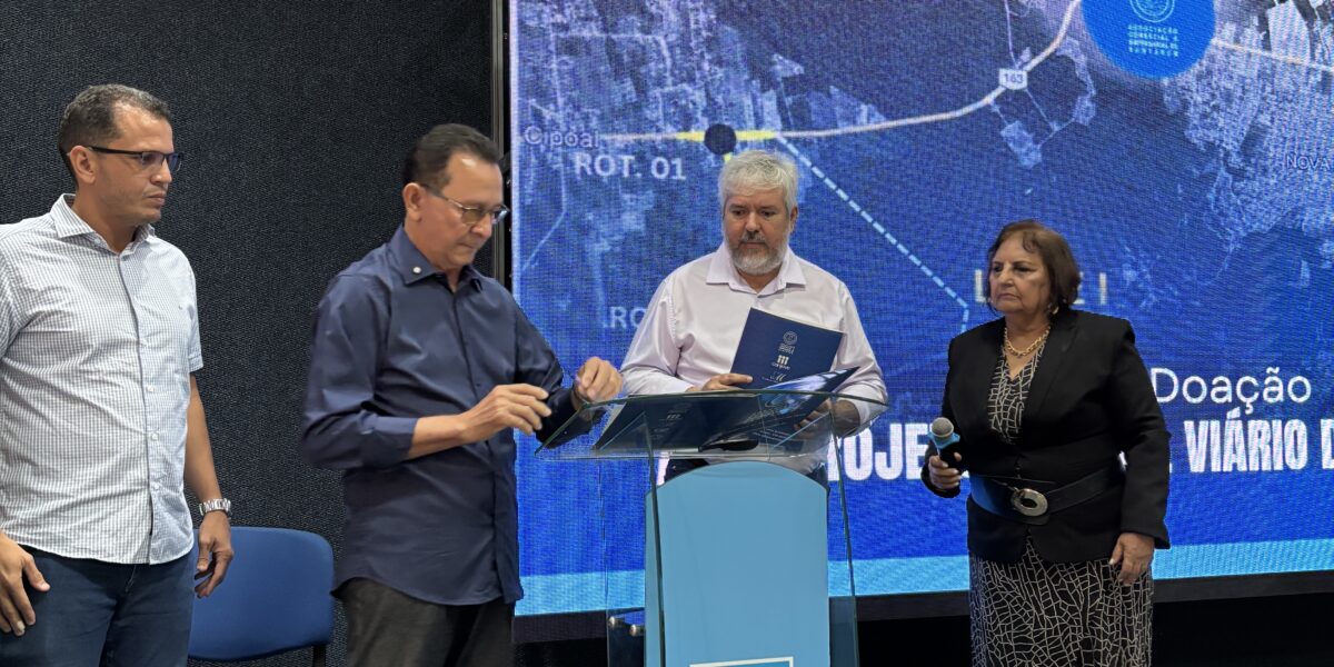 Aces realiza ato de doação do Anteprojeto do Anel Viário de Santarém, que interligará a BR 163 à Área Portuária 2