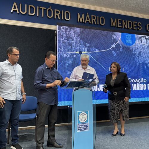 Aces realiza ato de doação do Anteprojeto do Anel Viário de Santarém, que interligará a BR 163 à Área Portuária 2